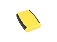 ABS Enclosure 117 x 79 x 24mm Soft Sided Yellow with Bettery Compartment [1553BYLBKBAT]