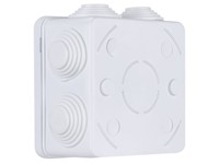 Junction Box with Rubber Gland (85mm x 85mm x 50mm) IP55 [VETI VJ885R]
