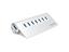 7 PORT USB3.0 HUB ALUMINIUM SILVER [ORICO M3H7-V1-SA-SV]