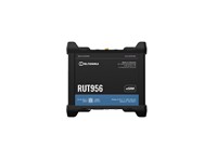 Teltonika Industrial RS232/RS485 4G Dual SIM Router WiFi 4 , Sim Slots:2 , USB2.0 , 4×RJ45 10/100Mbps , 4G LTE 2.4GHz , 128MB RAM/16MB Flash , Power I/P:9~30VDC , Antennas:2xSMA For LTE , 2xRP-SMA For WiFi , 1xSMA For GNSS , 110×50×100mm , IP30 [RUT956]