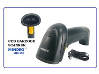 MINDEO - RED LIGHT CCD BARCODE SCANNER, USB TYPE , MANUAL & CONTINUOUS SCAN. [CCD MD2180]