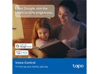TP-LINK Tapo Smart WiFi Light Bulb Multicolour E27 8.3W, Colour Temp Range: 2500-6500K, 806 Lumens, Dimmable via APP & Voice Only, WiFi Frequency:2.4GHz IEEE 802.11b/g/n , 15000 Switching Cycles, Light Beam Angle 220°, Lifetime:25000 HRS,220~240VAC [TP-LINK TAPO L530E-2PACK]
