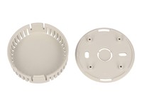ABS Plastic Miniature Enclosure - Snap-Fit / Wall-Mount Round 60x20mm Vented IP30 - Grey [1551V12GY]