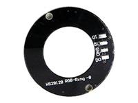 WS2812 NEOPIXEL RING WITH 8 RGB LEDS. RINGS CAN BE CASCADED AS AS ONLY 1 MCU I/O PIN IS USED FOR CONTROL. OD 32MM 4-7V [BMT WS2812 NEOPIXEL RING-8 LED]