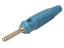 BANANA PLUG - 4MM STACKABLE 30A 30VAC / 60VDC CAT I - SOLDER CONNECTION (930727102) [BULA 30K BLUE]