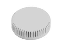ABS Plastic Miniature Enclosure - SNAP-Fit / WALL-Mount Round 80x20mm Vented IP30 - Grey [1551V13GY]