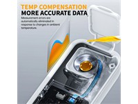 FNIRSI JBM-20 Rechargeable Digital Brix Refractometer. Accurately Measures Sugar Content (0–55% Brix) in Fruits, Beverages, and Liquids. +/-0.2% Accuracy. 1.54'' IPS HD Colour Screen [FNIRSI JBM-20 BRIX REFRACTOMETER]