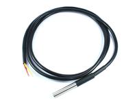 STAINLESS STEEL TUBE (6MMX30MM) WATERPROOF TEMPERATURE PROBE ON 90CM CABLE.  -55 ℃ ~ +125 ℃. [BSK TEMPERATURE PROBE DS18B20]