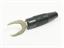 FORKED LUG INSU HIRSCHMANN [KB1 BLACK]