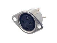 Panel Mounted Din Socket 3Way with Flange [B31]
