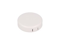 ABS Plastic Miniature Enclosure - Snap-Fit / Wall-Mount Round 80x20mm Unvented IP30 - White [1551SNAP13WH]