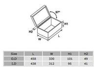 9PK-730N :: Aliminium Frame Tool Case • 460 X 335 X 155mm • 4.51kg [PRK 9PK-730N]