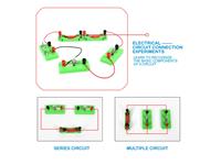 Series And Parallel Circuits Teaching Electrical Basic Experimental Kit. Please Note ThaT 2 X AA Batteries Are Not Included [EDU-TOY SERIES PARALEL BULB KIT]