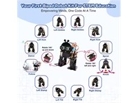 The Robot Kit is Built on an ESP32 Platform with an Aluminium Alloy Frame. It allows Students to Build and Program their OWN Biped Robot, Providing an Excellent Introduction to Robotics, Electronic Engineering, and Programming. [ACEBOTT BIPED ROBOT KIT QD021]