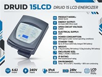 Energizer Druid 15 LCD 5 joules [EF DRUID 15LCD-5J]