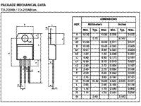 Standard Triac • IT(RMS)= 8A • VDRM= 600V • TO-220AB Insulated Package [BTA08-600C]
