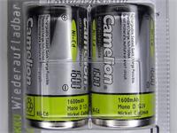 1.2V 1600mAH Nickel-Cadmium Rechargeable Battery • D [NC-D1600BP2]