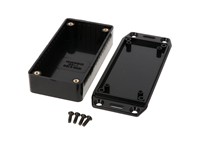 ABS Enclosure 100X50X25MM Flange Lid Black [1591AFLBK]