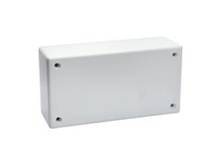 Enclosure ABS 130X70X44 "S20" White No Ribs [BT2W NO RIBS]