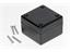 Heavy Duty Enclosure • ABS Plastic • Watertight 56 mm x 56 mm x 28 mm; Black Watertight [1594AWBK]