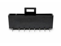 SHRD. 5,08MM POL. HDR SIL R/A PCB 8W [CFM8ASE]