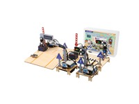 ACEBOTT QE027 is a Stem Kit that Teaches Intelligent Transport Systems using ESP32. Build Smart Traffic Lights, Parking, and Streetlight Projects with Plug-and-play Modules [ACEBOTT TRANSPORT EDU KIT QE027]