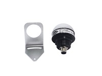 Industrial Multi Function "Touch Button" LED Panel Dome Signal Lamp PNP - 3 Color RYG - 50mm OD 24VDC - 30mm Panel Cut Out With M12 Connector [CLX-T50-BPRYG-M12]