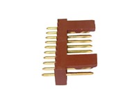 Wafer Header SIL Straight PCB Pole 10W 1A 2,54MM (Colour: Brown) [CX4030-10A MOLEX]