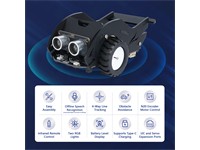 Smart Car Stem Kit With ESP32 Controller Board, Sensors, Voice Control, And Block/text Coding. Ideal For Learning Robotics, AI, And Intelligent Transport Systems [ACEBOTT TRNSP SHARKBOT+BAT QE028]