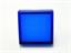 18x18mm Blue Square Translucent Lens [T1818BU]