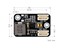 WAVESHARE DC/DC  BUCK ADAPTER (7.2 V) – 9–36 V INPUT TO STABLE 7.2 V OUTPUT AT UP TO 3 A; COMPACT 21.5 × 34 MM SIZE; 5264‑3P INTERFACE; IDEAL FOR POWERING SC SERIES SERIAL‑BUS SERVOS LIKE SC15/SC09. [WVS SERIAL BUS SERVO BUCK ADAPTE]