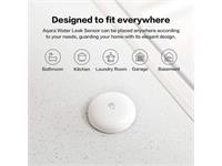 Aqara Water Leak Sensor T1, Wireless Protocol:Zigbee 3.0, Operating Humidity:0–100%RH, Battery:CR2032, Requires AQ-HUB-E1, AQ-HUB-M1S-G2, AQ-HUB-M2, AQ-HUB-M3, AQ-HUB-CAM-G2H-Pro, AQ-HUB-CAM-G3, Operating Temp:0°C~55°C(14°F~131°F), 50×50×15mm, IP67 [AQARA WATER LEAK SENSOR T1]