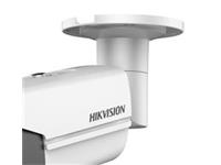 Hikvision BULLET Network Camera, 4MP IR, H.265/H.265+/H.264+/H.264, 1/2.5”CMOS, 4 Behavior analyses, 2688×1520@30fps, 6mm Lens, 80m IR optional, 120dB WDR, Powered by Darkfighter,BLC/3D DNR/ROI/HLC, Built-in Micro SD/SDHC/SDXC slot, up to 128GB, IP67 [HKV DS-2CD2T45FWD-I8 (6MM)]