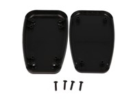100x61x17mm Black ABS Plastic Enclosure with Soft Side Grip [1553ABK]