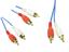 Patch Cord 4xRCA plug-gold~ to~2xRCA plug-gold – 5m -thin [PATCHC 2X4RCA5GTHIN]