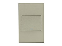 VETI 3 1 Lever Two Way Switch 4x2 (100x50mm) Titanium [VETI 3V121TT]