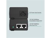 TP-LINK POE+Injector 1x10/100/1000Mbps RJ45 Data Port In - 1x10/100/1000Mbps RJ45 POWER+DATA-OUT Port, I/P:100-240V, 50/60Hz, 100BASE-TX: UTP Category 5, 5E Cable (Max 100m), MAX:30W, 125x5 x37mm [TP-LINK POE160S]