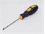 Ergo Cushion 75x3mm Flat Screwdriver with Chrome Vanadium Steel Blade and Black Tip Finish [CXD SCW701016]