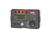 Earth Ground Tester Resistance 0~40Ω/400Ω/4000Ω, AC Earth Voltage 0～400V,FREQ:50Hz/60Hz, Display Count 4000,MANUAL RANGE,AUTO PWR OFF, Low Batt Indication, Data Hold, Data Storage 20GROUPS, LCD Backlight, Full Icon Display, Double Insulation Protection [UNI-T UT522]