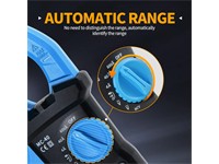 FNIRSI MC-40 Digital Clamp Meter AC/DC Voltage 600V. AC Current Only 600A. Diode NCV OHM Test 6000 COUNTS TRUE RMS Auto Range. Battery Type DC 1.5V*2 AAA (Not Included) [FNIRSI MC-40 DIG CLAMP M/METER]