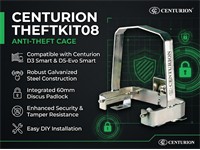 Centurion D3 Smart - D5EVO Smart Anti-Theft Cage Intergrated 60mm Discus Padlock [CEN THEFTKIT08]