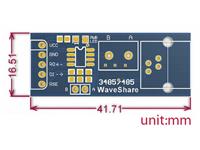 The RS485 Board (3.3V) Is a Breakout Communication Board used for Adding the RS485 Transceiver to your Application Board. [WVS RS485 3,3V BREAKOUT MODULE]