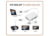 Mini Display Port to HDMI, VGA, and DVI. [PST MINI DP TO HDMI+VGA+DVI]