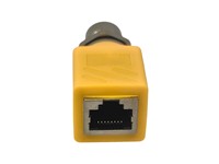 Panel Mount Profinet Adpator M12 D Code 4 pole Female - RJ45 Shielded Jack 180° (RJS-12D04FF-LS8001) [XY-RJS-12D04FF-ECN]