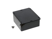 Polystyrene Enclosure Flange Lid 120X120X59MM [1591USFLBK]