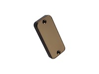 Plastic Bezel End Plate for 1455Q1602 Series (10 Per Pack) [1455QPLBK-10]