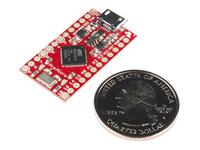 DEV-12587 Pro Micro - 3.3V/8MHz with an ATmega32U4 on board. The USB transceiver inside the 32U4 allows us to add USB connectivity on-board. [SPF PRO MICRO - 3,3V/8MHZ]
