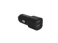 DUAL PORT USB CIGARETTE LIGHTER CAR CHARGER 5V @ 2.4A/3.4A OVERALL MAX:17W [ORICO UCL-2U-BK-PRO]