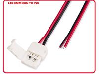 LED STRIP CONNECTOR FOR 8MM STRIPS TO OPEN END PSU SINGLE COLOUR [LED 8MM CON TO PSU]