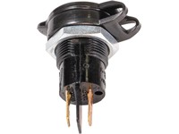 Weatherproof Panel Mount DIN Socket with Flipcap 6-24V Max 16A [OPTIMATE 08S]